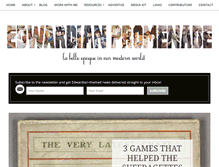 Tablet Screenshot of edwardianpromenade.com